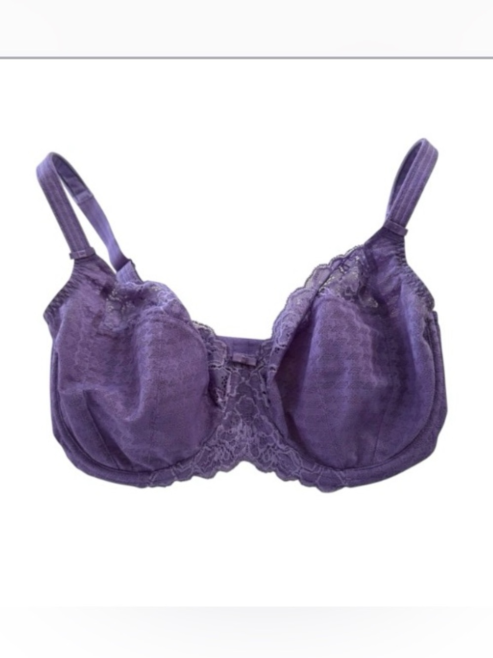 Panache Purple Lace Underwire Bra - Deep Purple 32GG